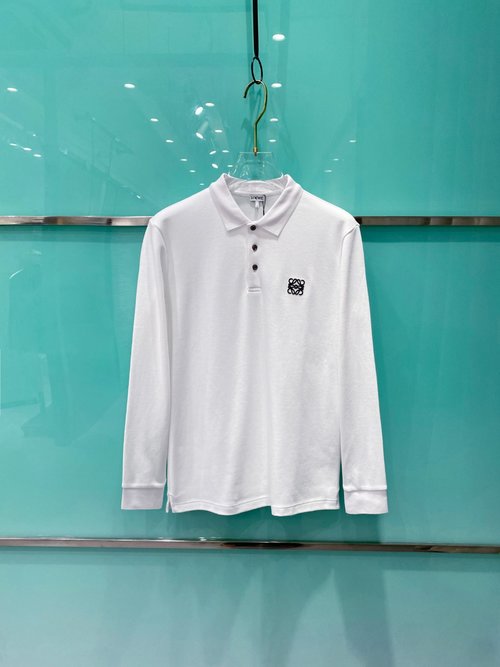 Loewe Premium Imported Long Sleeve Polo Shirt