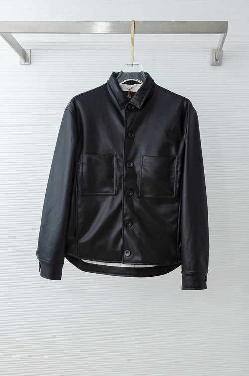 Loro Piana Simple - Designed Imported PU Leather Jacket