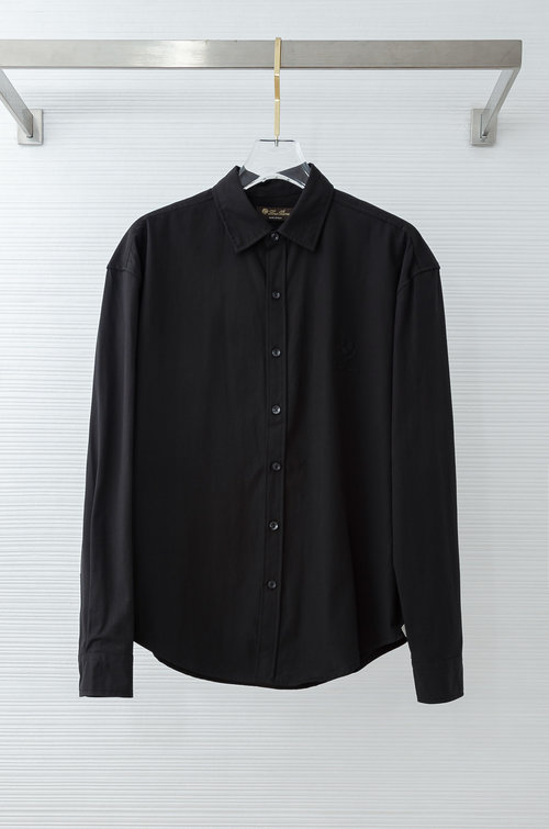 Loro Piana Elegant Oxford Long-Sleeve Shirt