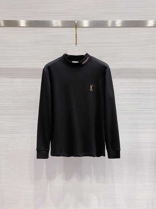 Yves Saint Laurent Fashionable Long-Sleeve T-Shirt for Layering or Solo Wear