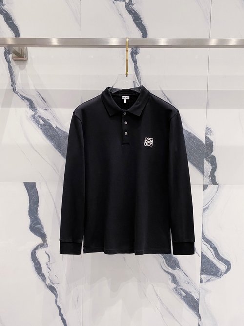 Loewe Luxurious Long-Sleeve Polo Shirt with Elegant Design