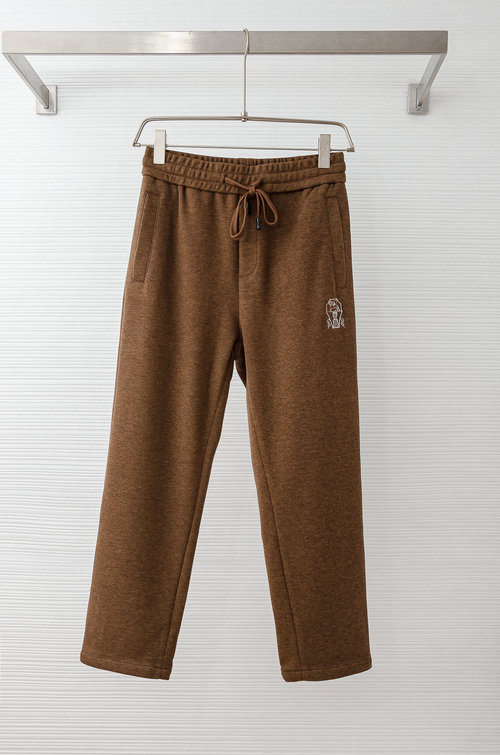 Brunello Cucinelli Elastic - Waist Wool Casual Tapered Pants