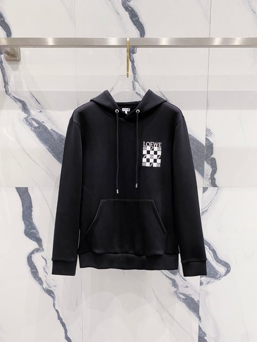 Loewe Fashionable Hooded Sweatshirt in Premium Cotton