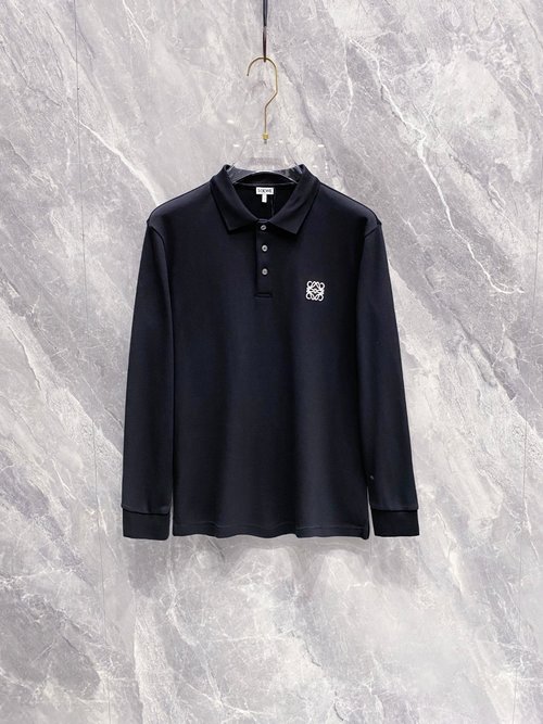 Loewe Luxurious Long-Sleeve Polo Shirt with Elegant Design