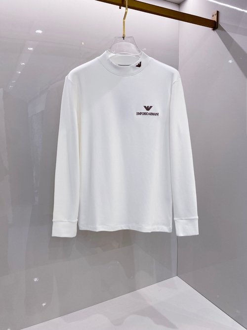 Armani Fashionable Casual Long-sleeved T-shirt for Layering
