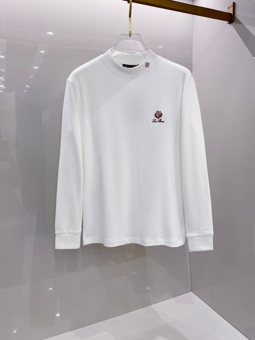 Loro Piana Fashionable Casual Long-sleeved T-shirt for Layering