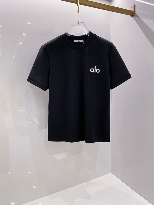 Loewe Air Layer Embroidered Logo Round Neck T-Shirt