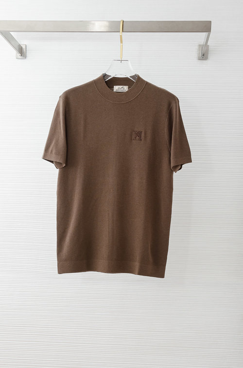 Hermes Cashmere - Wool Blend Knitwear with Embroidered Badge