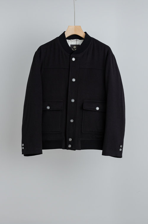 Loro Piana Classic Sophisticated Wool Blend Down Jacket