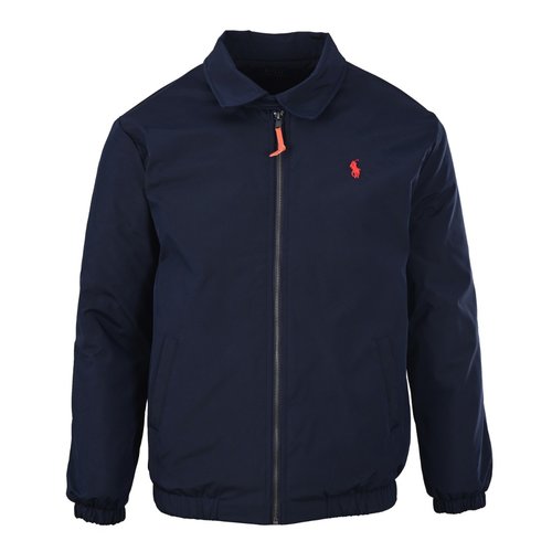 Polo Ralph Lauren Navy Cotton Coat with Primaloft P Insulation