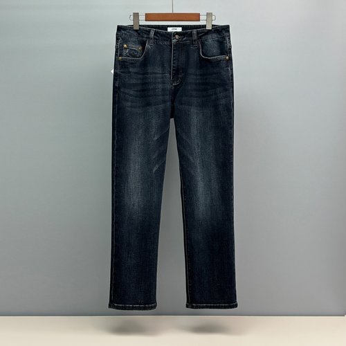 Loewe Straight-Leg Jeans with Brand Logo Details