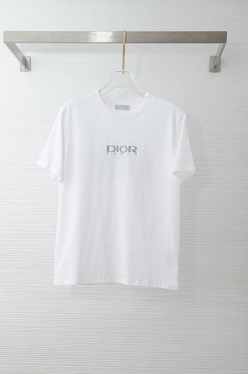 Dior Imported Long-Staple Cotton Round Neck T-Shirt