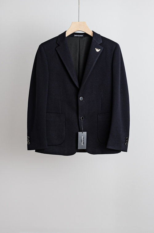 Armani High-Quality Wool Blend Knitted Casual Suit