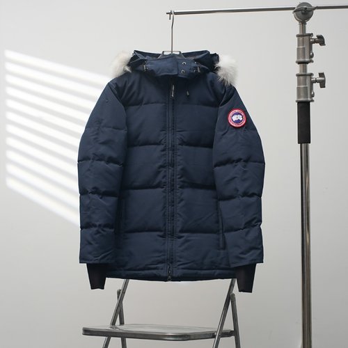 Canada Goose Factory Direct Supply Dark Blue Down Jacket