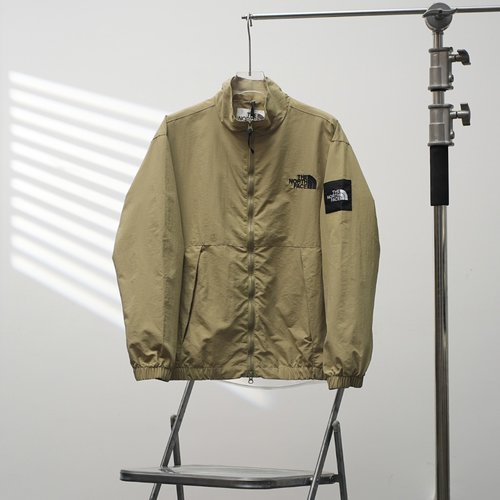 The North Face Direct Factory Supply, Khaki Stand - Collar Jacket