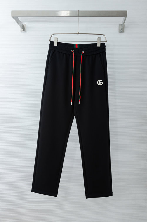 Gucci Comfortable Anti-Wrinkle Straight-Leg Casual Pants