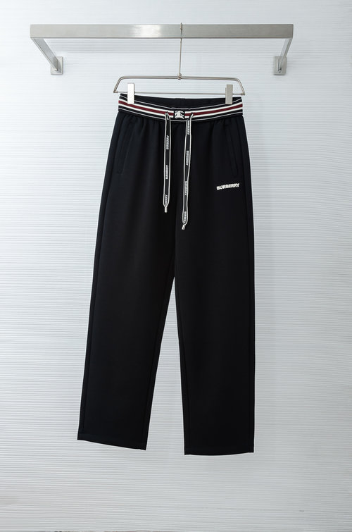 Burberry Comfortable Anti-wrinkle Straight-leg Casual Trousers
