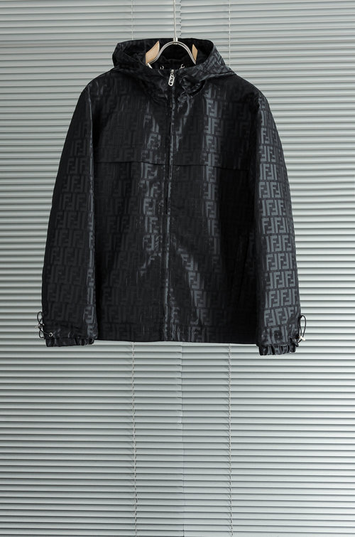 Fendi Waterproof Hooded Jacket with Soft & Durable Fabric