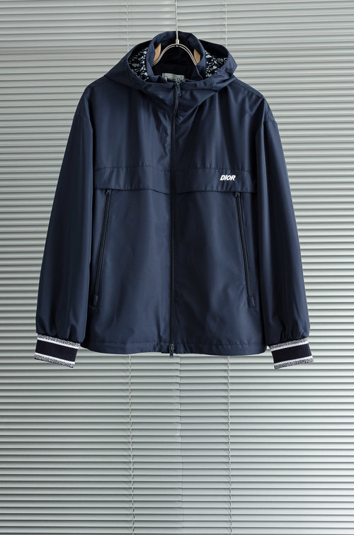 Dior Waterproof Hooded Jacket with High - end Fabric