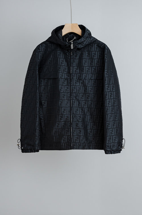 Fendi Waterproof Windbreaker with Soft and Durable Fabric